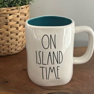 Rae Dunn On Island Time Mug Tea Beach Island Sun Shell